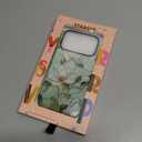 for iPhone 17 Pro Case Cute - Wireless Charging Compatible - Dual-Layer Hard Shell + Silicone Cover - Aesthetic Protective Phone Case for Women - Vintage Magnolia Flowers