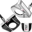 PGM Standing Golf Putter with Ball Pick-Up,for Men and Women,Ultra-Lightweight Graphite Shaft,Ultra Low Center of Gravity with Alignment Aid, Right-Handed & 34 inch (BLACK)