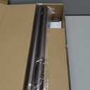 WORLD RODS Industrial Curtain Rods for Windows 18 to 88 Inch, 1 Inch Blackout Wrap Around Curtain Rod Adjustable Farmhouse Curtain Rods Heavy Duty Pipe Curtain Rod for Living Room, Antique Red Bronze