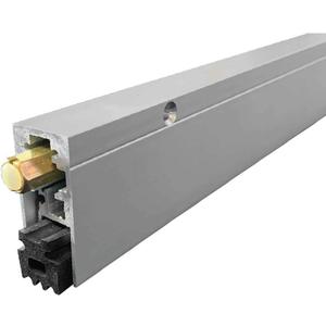 Fire Rated/Heavy Duty/Surface Automatic Door Bottom with Sponge Neoprene Rubber Extrusion in Clear Anodized Aluminum (7163CA), SMS #8 x 1-1/2'' Supplied, (36'' L x 29/32'' W x 1-29/32'' H)