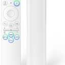 Voice Rechargeable Remote for Samsung-Smart-TV-Remote-Control, Replacement Compatible for Samsung Frame QLED Crystal UHD Solar Smart TVs