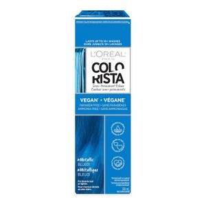 LOreal Paris Colorista Metallic Semi Permanent Hair Color for Bleached or Blonde Hair, Color Depositing Hair Mask Formula, Metallic Blue (1 Count (Pack of 1))