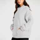 Trendy Queen Womens Oversized Hoodies Fleece Sweatshirts Fall Fashion Pullover Sweaters Winter Clothes (Gray, XL)