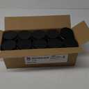 novelinks Black Minimalist Plastic Jars With Lids 20 Pcs 4 oz Mason Jars Small Food Storage for Milkshakes Juice Nuts Cupcakes Candy