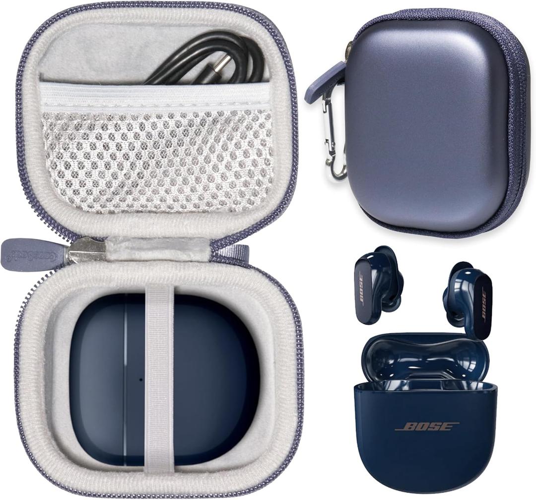 CaseSack Case for New Bose QuietComfort Ultra Wireless Noise Cancelling Earbuds, Bose QuietComfort Earbuds II Wireless Noise Cancelling in-Ear Headphones (Midnight Blue) CaseSack Case for New Bose QuietComfort Ultra Wireless Noise Cancelling Earbuds, Bose QuietComfort Earbuds II Wireless Noise Cancelling in-Ear Headphones (Midnight Blue)