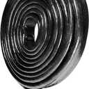 5/8 ID Heat Shielded Fire Thermo Armor Fire Sleeve Silicone Coated Fiberglass for Hose Lines & Electrical Wiring Black, 5 feet