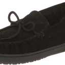 BEARPAW Moc II 2 - Men's Sheepskin Slipper (13, Black)