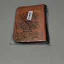 Brown Bible Cover Case for Women Men Classic Bible Carrying Bag with Zipper Church Large Book Bible Protector Trust in The Lord with All Your Heart Bible Cover (Medium)