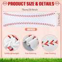 Chumia 18 Pcs 30 x 9 Inch Baseball Cooling Towel Accessories Baseball Soft Party Favors Ice Towel Breathable Chilly for Player Team Coach Team Gifts Goodie Bag Stuffers Sport Supplies