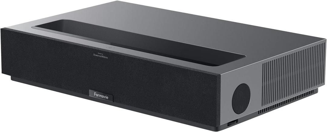 Formovie Theater Ultra Short Throw 4K Laser Projector | Triple Laser Projector with Dolby Vision & Built-In Speakers | The Top UST Projector at ProjectorCentral's 2022 & 2023 Laser TV Showdown
