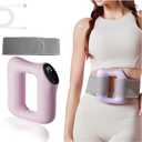 Multifunctional Full-Body Fascia Ring, Fascia Blaster with Portable Design, Massage Deep Tissue Tool, 3 Modes and 5 Levels of Intensity Massage(Pink)