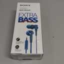Sony MDRXB55AP Wired Extra Bass Earbud Headphones/Headset with Mic for Phone Call, Blue