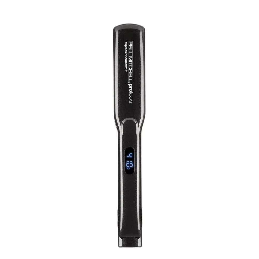 Paul Mitchell Pro Tools Express Ion Smooth + Ceramic Flat Iron, Adjustable Heat Settings for Smoothing + Straightening (1.25" Ion Complex ceramic plates)