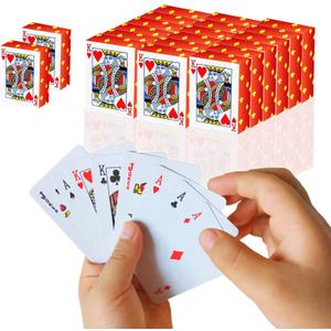 Mini Playing Cards 20 Pack, 1.65" Mini Deck of Cards, Miniature Playing Cards with Great Novelty Gift, Party Favor for Boys and Girls
