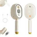 Electric Spray Air Cushion Comb for Women, Electric Steam Brush for Hair | Rechargeable Hair Brush with Water Spray, Detangling & Anti-Static Hair Brush, Reduce Frizz, Smooth & Nourish (Beige)