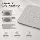 Extra Large Stone Bath Mat for Bathroom, Diatomite Bathmat, 2 Pack, 31.5" x 20"