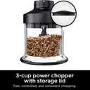 Ninja Foodi Power Chopper 3-Cup Food Processor Bowl Accessory | Compatible with the Ninja Power Mixer System (CI100 Series) | Includes Bowl, Storage Lid & Blade Assembly | Black | XSKKITCHPR