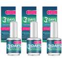 3 Pack Keratin & Amino Acid Nail Treatment Oil, Nail Strengthener and Growth Formula, Deeply Nourishes Dry Nails & Cuticles, Clear Care Serum (BLUE, 16ML) (0.18 Fl Oz (Pack of 3))