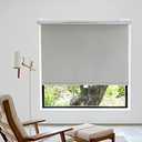 DZHTUF Suction Cup Window Shades Retractable Cordless Roller Blinds Sunshade Curtains Temporary Portable roll up Shades Heat Insulation/UV Protection/Privacy Protection,Grey-50×125cm（20 * 49in）