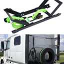 Semi Truck Spare Tire Rack Spare Tire Holder Spare Tire Carrier V2.0 Base Reinforcement Orange or Green