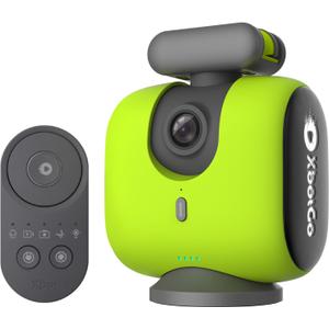 Chameleon AI Auto Sports Action Camera - 4K 60FPS Soccer Camera and Basketball Tracking Camera for Team Sports, Live Streaming, No Subscription, Works with iOS & Android (Lemon Green)