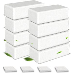Cat Water Fountain Filter Replacement 12 Packs for UPAWPIA 4L Pet Water Foutain 8 Filters & 4 Sponges Water Filter for Cat Fountain