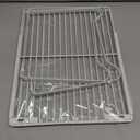 Extendable Metal Wire Shelf Organizer - Adjustable 15-24.4in Length, Stackable Storage Rack for Kitchen/Pantry/Bathroom/Shoe Cabinet/Tool Closet (1, White)