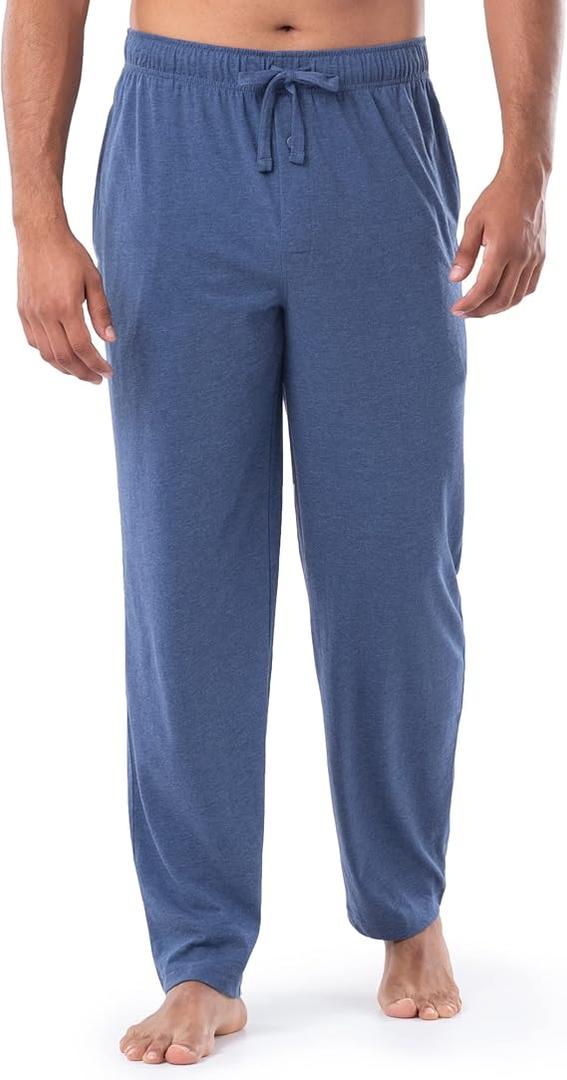 Fruit of the Loom Men's Extended Sizes Jersey Knit Sleep Pajama Lounge Pant ( 1 Packs) (X-Large Tall)