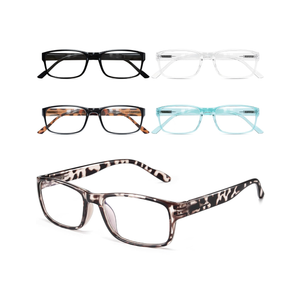 Gaoye Professional Reading Glasses for All Day - Computer Readers with Blue Light Protection - Value 6 Pack, +0.75