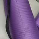 Fitvids All Purpose 1/2-Inch Extra Thick High Density Anti-Tear Exercise Yoga Mat with Carrying Strap and Yoga Blocks, Multiple Colors (Purple)