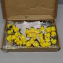 30 Sets Graduation Gifts Bulk Class of 2025 Gel Ink Pen Mini Card Cap Yellow Resin Duck Graduation Party Decorations Favors for Student(Black)