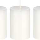 Mega Candles 3 pcs Unscented Solid White Pillar Candles, Hand Poured Premium Wax Candle 2 Inch x 3 Inch, Home Dcor, Spas, Weddings, Occasions, Party, Centerpieces, Holidays, Vigils, Prayers