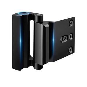Home Security Door Lock Reinforcement - Child Proof High Security Door Locks with 3" Stop Withstand 800 lbs for Inward Swinging Front Door, Night Kids Safety Metal Flip Deadbolt Latch Defend Home