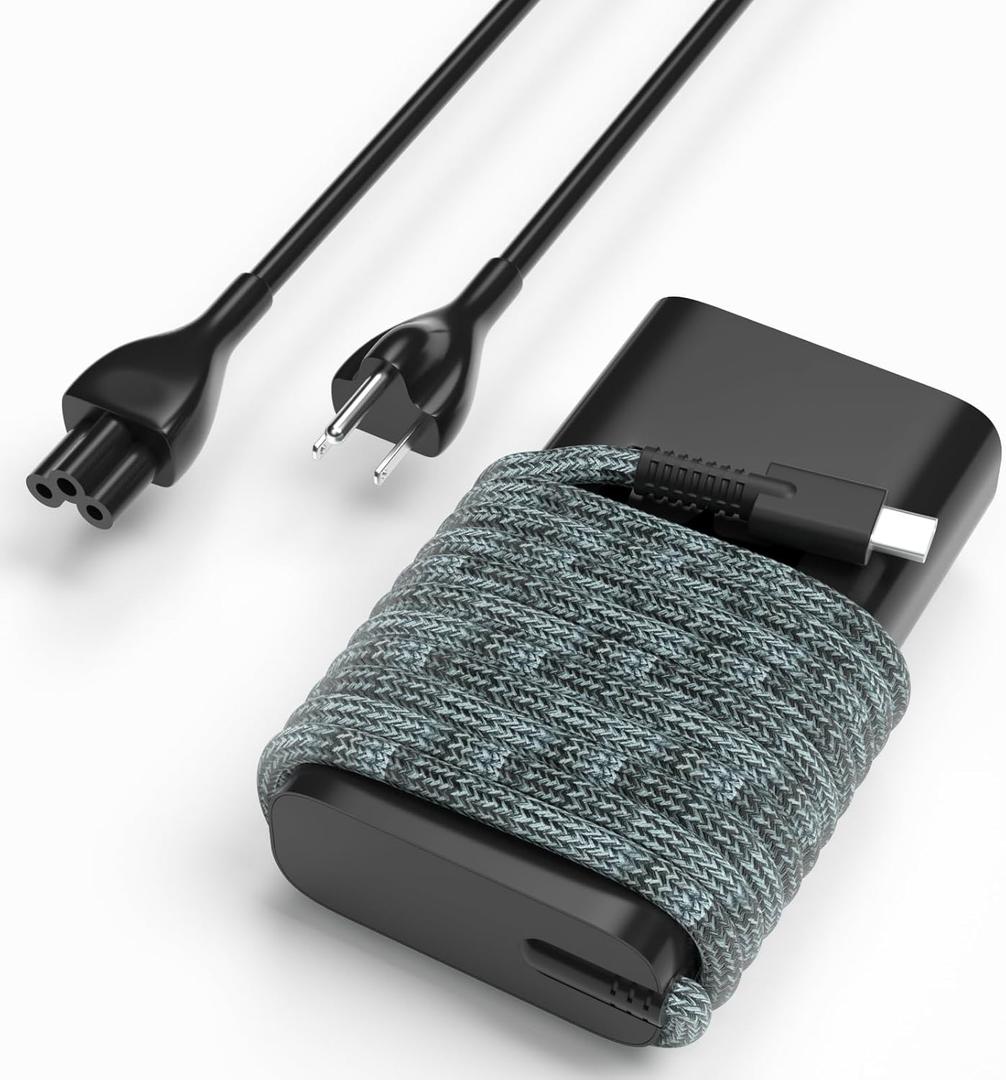 New 65W Laptop Charger USB C Compatible with HP OmniBook X Flip 16 Accessories 16" 14" 17.3 inch OmniBook 5/5 Flip, OmniBook 7/7 Flip, OmniBook 7 Aero, OmniBook 3 Gen AI PC Supply Adapter Cord