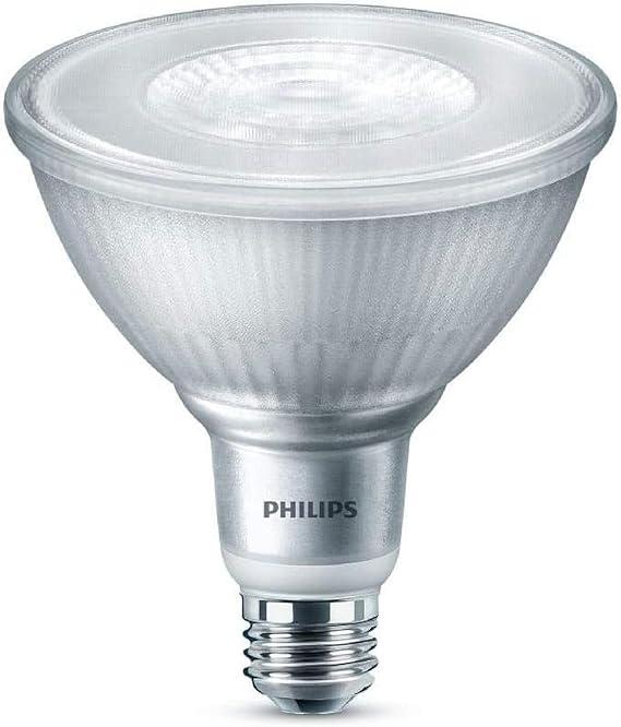 Philips LED 120W PAR38 1-Pack Motion Sensing Soft White (2700K) 1200 Lumen (13W = 120W) Frosted Flicker-Free Light Bulbs