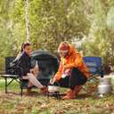 Yestomo Camping Chairs, Folding Chairs for Outside, Directors Chairs Foldable Adults Heavy Duty,Support to 450LBS