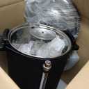50 Cup Commercial Coffee Urn with Temp Control, Extra Large Coffee Maker | 1200W, 8L/50cups, Double Insulated 304 Stainless Steel, Coffee Dispenser Hot Water Urn, For Home Party Office Catering