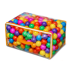 Vanland Ball Pit Balls for Baby and Toddler Phthalate Free BPA Free Crush Proof Plastic - Multicolored Pit Balls in Reusable Play Toys for Kids with Storage Bag