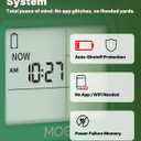 MOES 4 Zone Water Timer for Garden Hose, Heavy Duty Solid Brass Inlet & Outlets, Programmable Sprinkler Timer Battery Operated, 4 Way Faucet Valve with Sequential Watering (Non-WiFi)