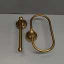 Antique Brass Toilet Paper Holder, Brass Towel Ring, Antique Brass Bathroom Accessories, Hand Towel Holder for Bathroom, Wall Mounted Vintage Bathroom Accessories, 2 Pieces Set