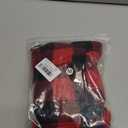 Malier Winter Coat for Dogs  Classic Plaid Fleece Cold Weather Jacket With Pocket, Windproof Warm Vest Clothes for Small Medium Large Dogs (Red, Medium)