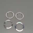 X AUTOHAUX 4pcs OD 82mm to ID 57.1mm Aluminum Alloy Car Hub Centric Rings Wheel Bore Center Spacer