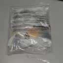 15 Inch RV Propane Hose Replacement with Gauge, 2 Pack - Stainless Steel Braided Hose for RV Two-Stage Regulator - 1/4" Male NPT & QCC1 Inlet, 350PSI