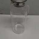 Bivvclaz 2 Liter 68 oz Glass Pitcher with Lid and Handle, Glass Carafe for Hot/Cold Water, Large Iced Tea Pitcher for Coffee, Juice and Homemade Beverage (Clear)