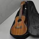 Hricane Professional Concert Ukulele 23 Inch for Adults, Koa Acacia Solid Wood Ukelele Beginners Kit Glossy Satin Finished Body with Gig Bag Tuner Strap Strings Set Pick (Koa Glossy)