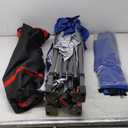 COBIZI 10x10 Ez Pop Up Canopy Tent, UPF 50+ Waterproof Outdoor Canopy, Instant Portable Camping Canopies Gazebo for Commercial Sun Shade Party Backyard with 4 Sandbags(Blue)