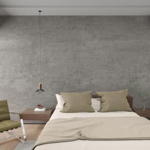 3yecao 31"×591" 3D Extra Wide Thick Grey Concrete Wallpaper Peel Stick Large Size Light Gray Concrete Cement Contact Paper Vinyl Stained Matte Textured Wall Sticker for Office Bathroom Bedroom Walls