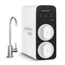 Mizudo1000GPD Tankless Reverse Osmosis System, MIZUDO Megaflo Mini 8-Stage RO Water Filter Under Sink, 3-Year Filter Life, Anti-Leakage, 3:1 Pure to Drain, NSF/ANSI Certified, Lamp Ring Faucet