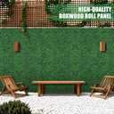 Yangrass Artificial Greenery Wall Rolls,48"x 120"(40 sq.ft) UV-Anti Faux Ivy Leaves Privacy Fence Screen Grass Wall Roll Panels for Indoor Home Decor and Outdoor Garden Backyard