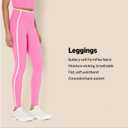 Amazon Essentials Women's Active FormFlex Buttery Soft High Waist 27.5" Inseam Full Length Yoga Leggings with Contrast Trim (Flamingo Pink/White)